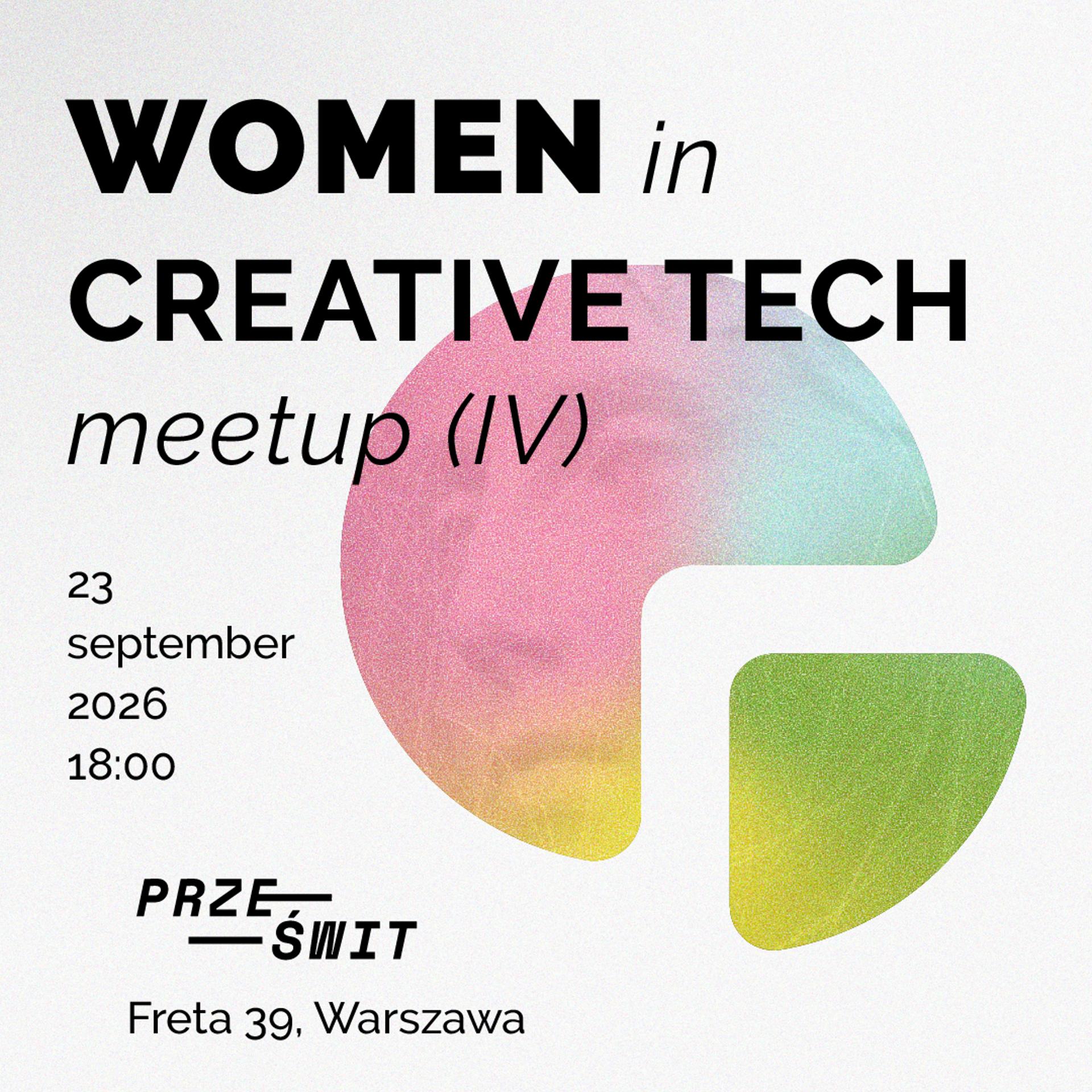 #4 Spotkanie networkingowe Kobiet w Creative Tech