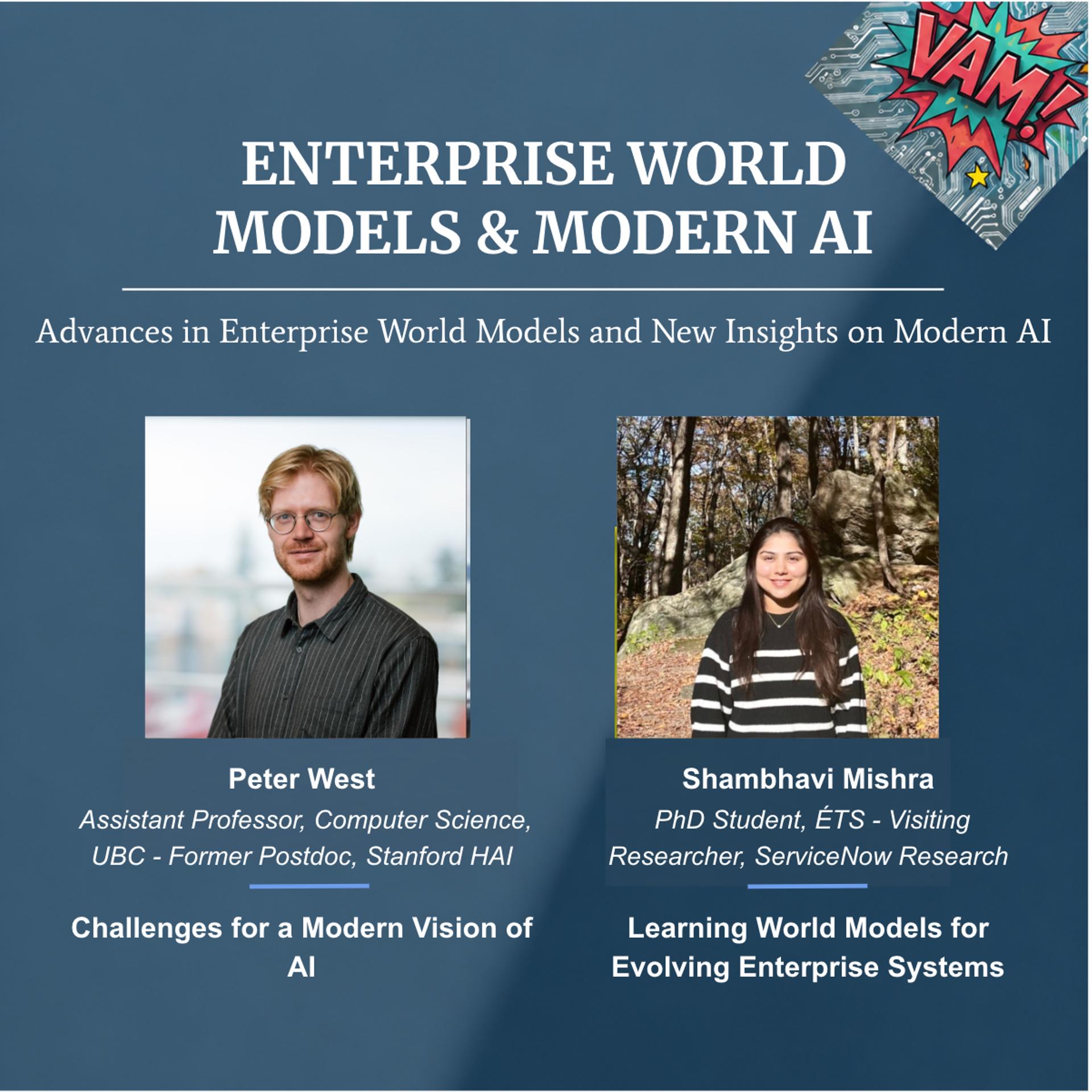 VAM! Talks: Enterprise World Models & Modern AI ⭐