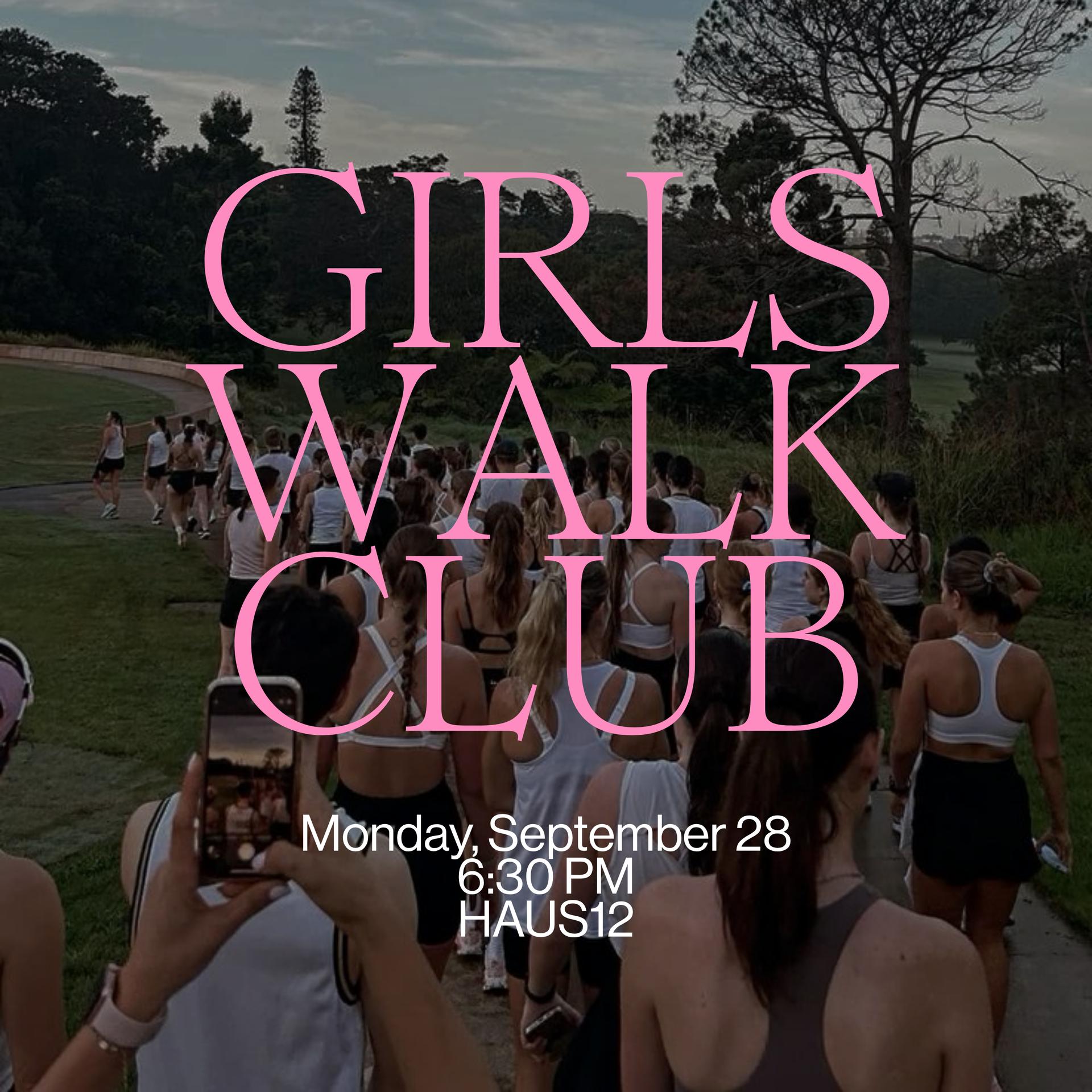 Girls Walk Club 🌸💫🍒🩵