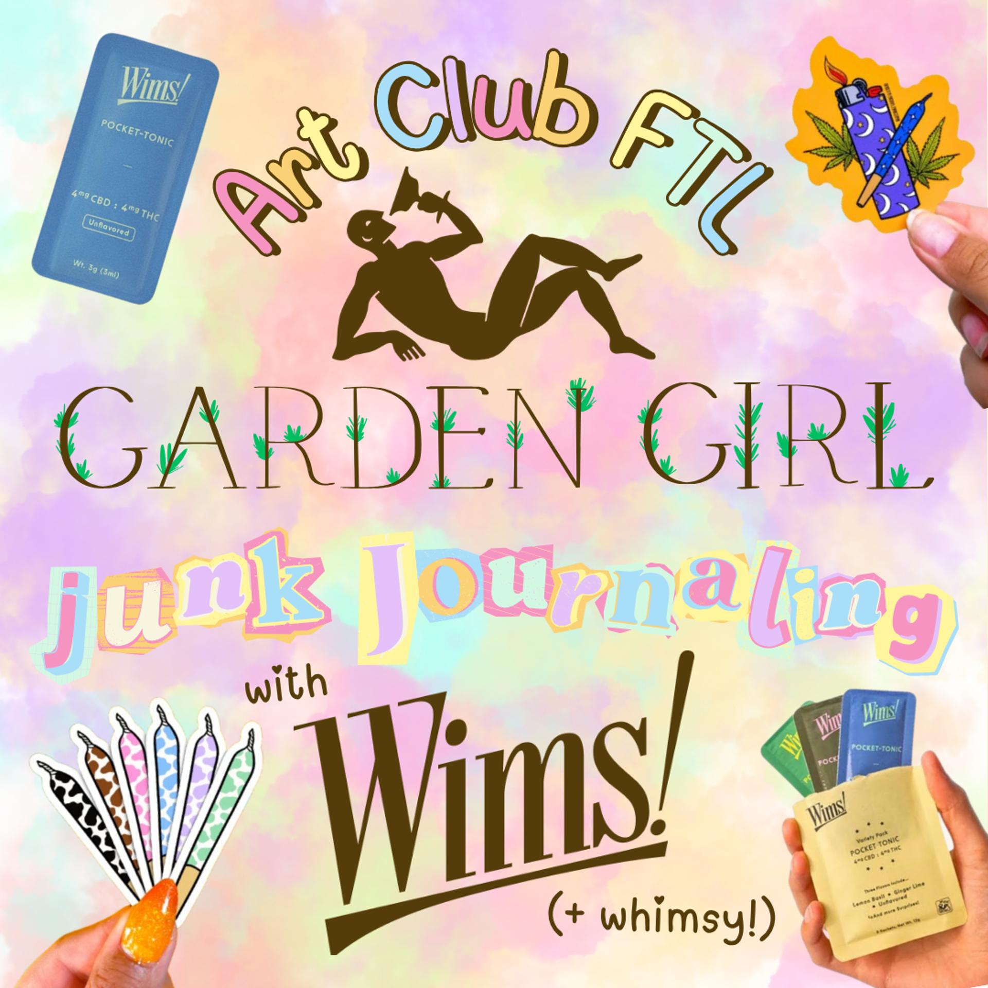 Garden Girl Junk Journaling with Wims (& Whimsy!) ๐