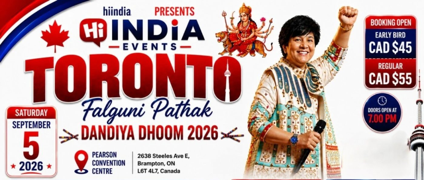Falguni Pathak | Dandiya Dhoom 2026 in Toronto