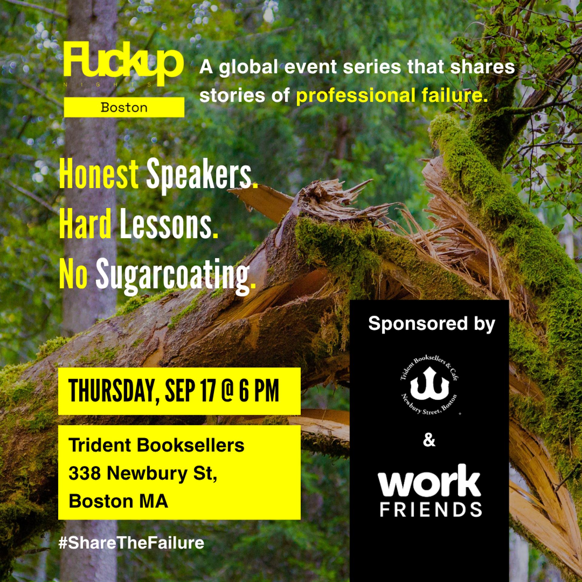 F*ckup Nights BOSTON // Vol VI
