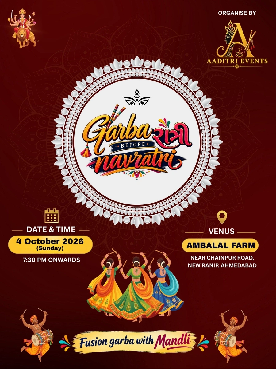 Garba Ratri Before Navratri