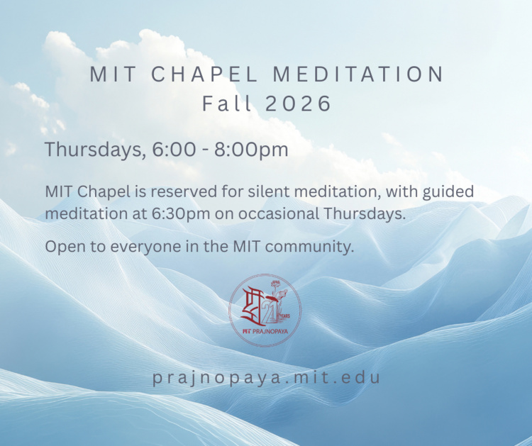 Silent Meditation at MIT Chapel
