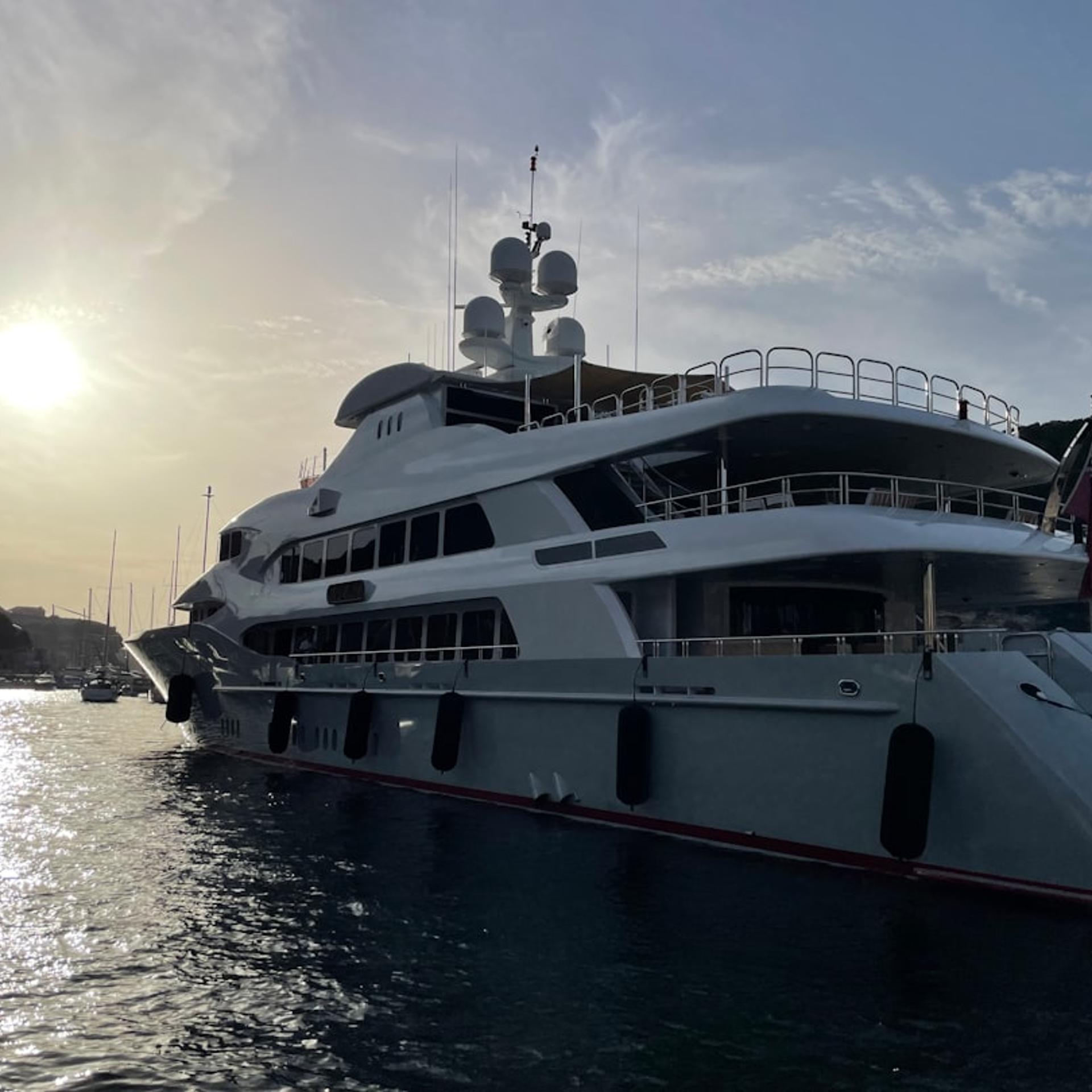 Entrepreneur's Sunset Yacht