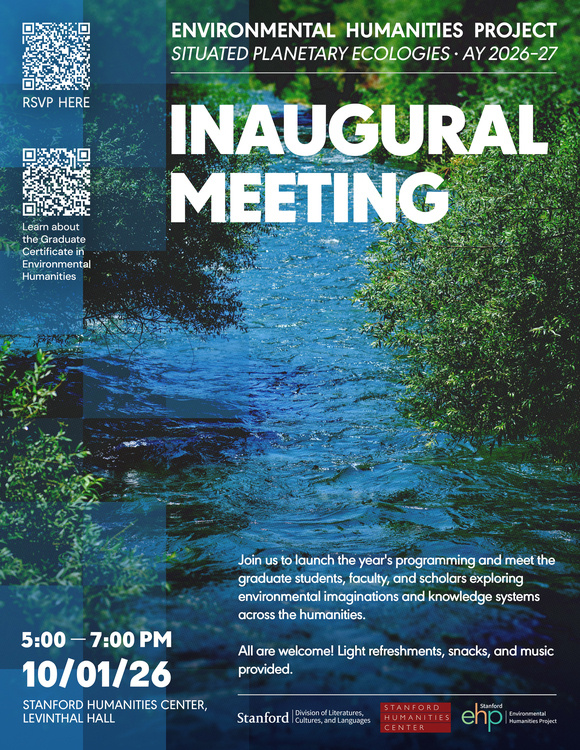 Enviromental Humanities Project: Inaugural Meeting