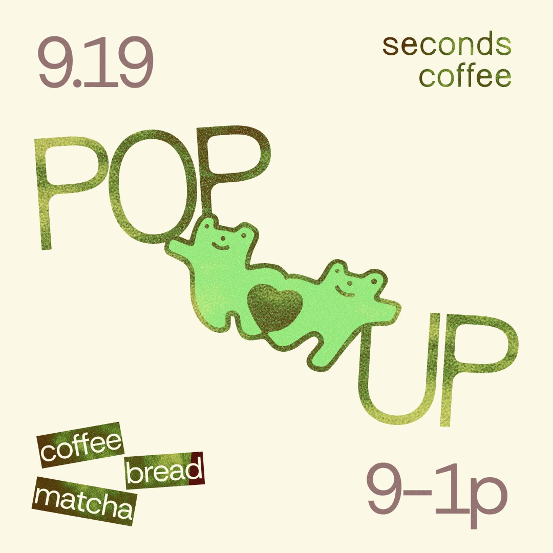 seconds coffee popup