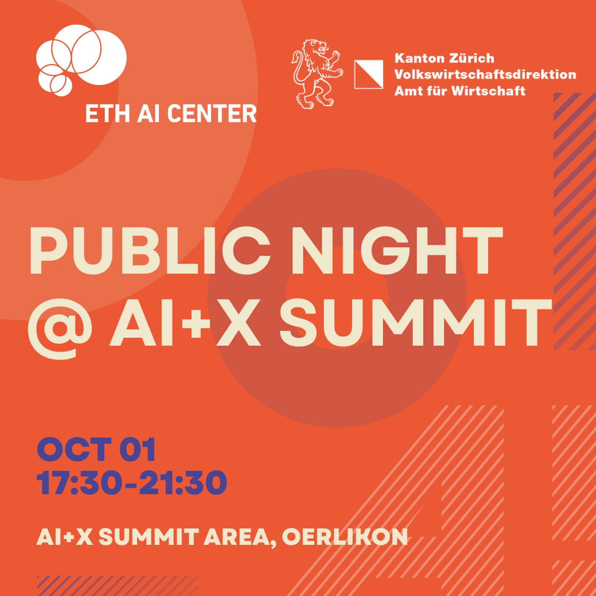 Public Night @ AI+X Summit