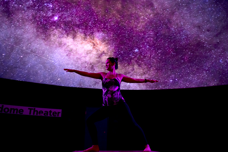 Yoga Under the Stars — A Planetarium Experience