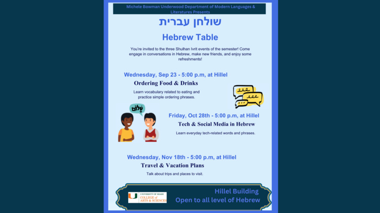 Hebrew Table