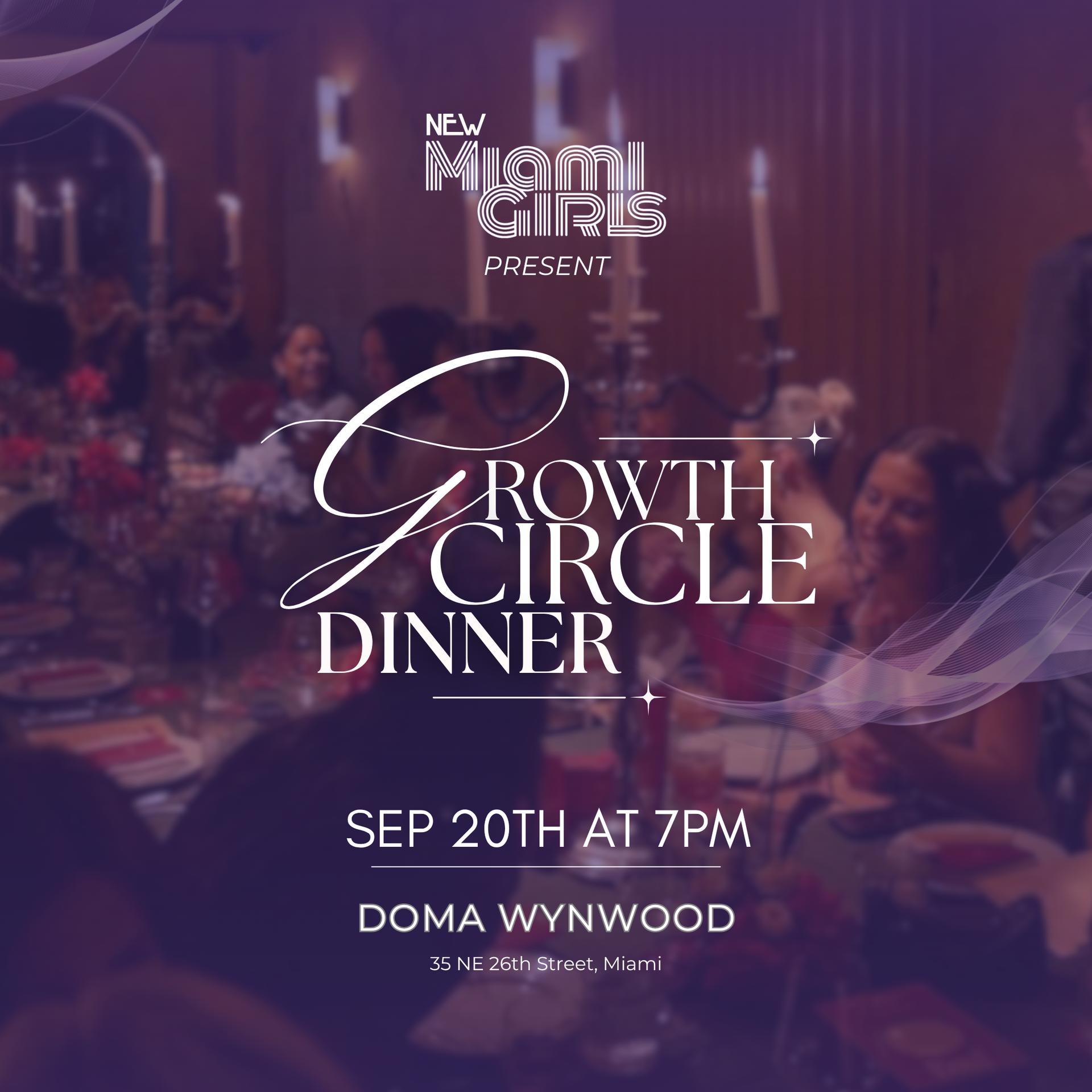 NMG Growth Circle Dinner (Women Only)