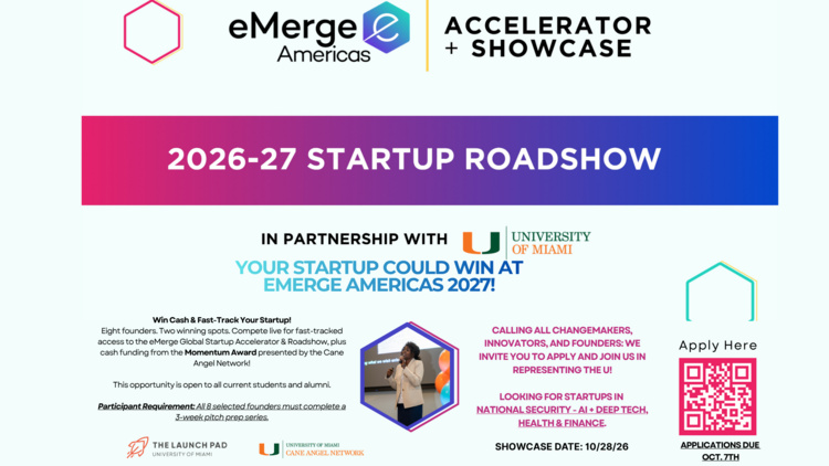 eMerge Startup Roadshow