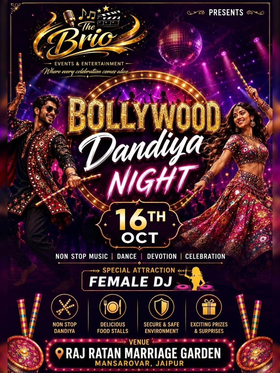 BOLLYWOOD DANDIYA NIGHT 2.O