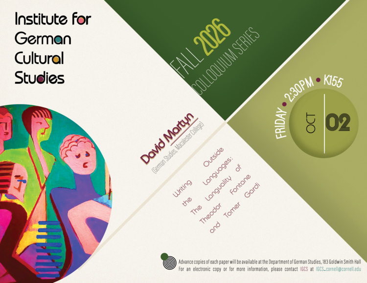 IGCS Fall 2026 Colloquium Series