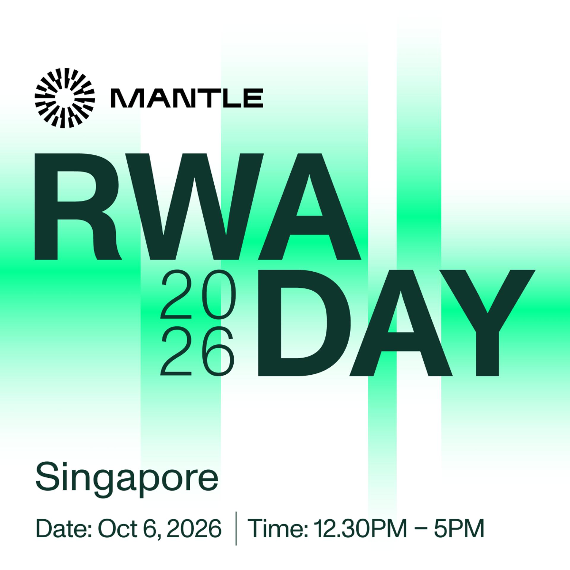 Mantle RWA Day (Token2049 SG Edition)