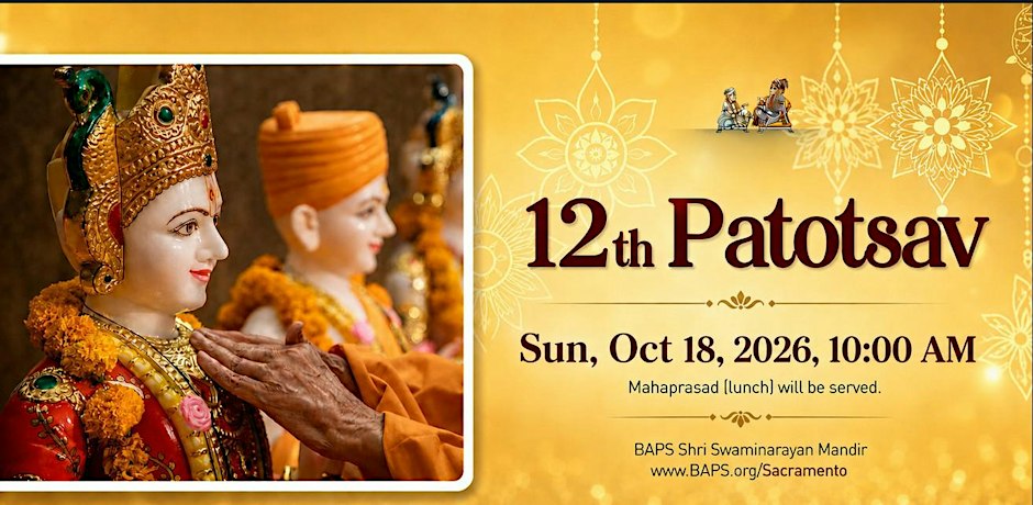 12th Patotsav of BAPS Shri Swaminarayan Mandir, Sacramento
