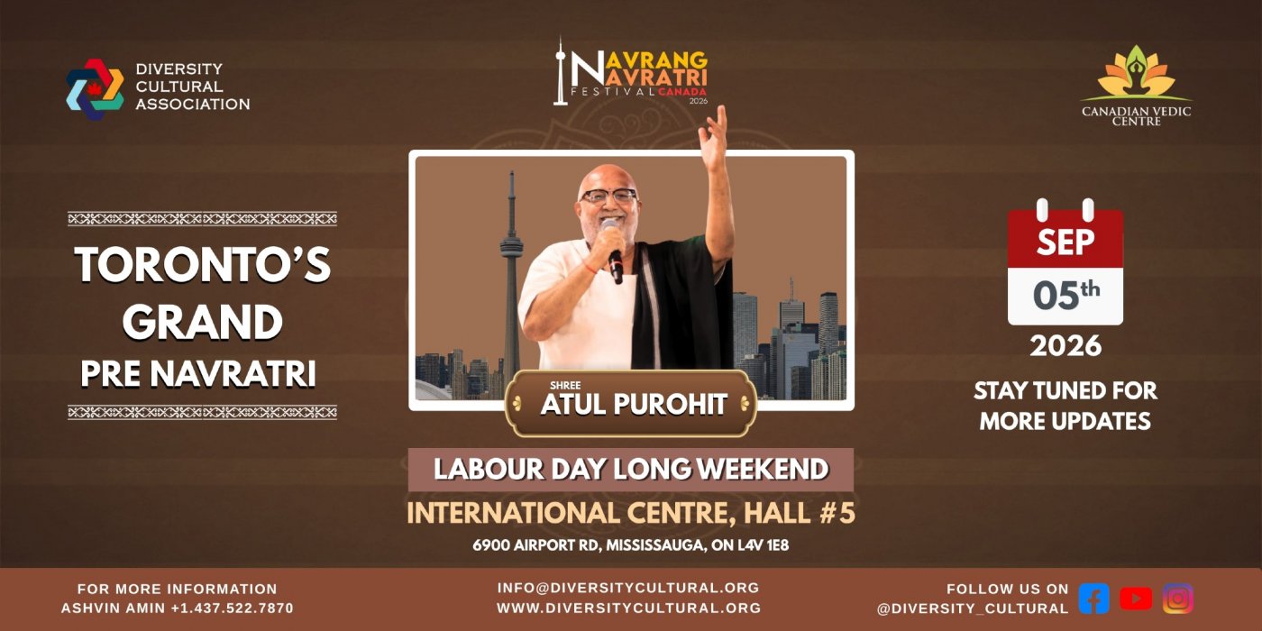 Navrang Navratri Festival Canada 2026 with Atul Purohit (Saturday)