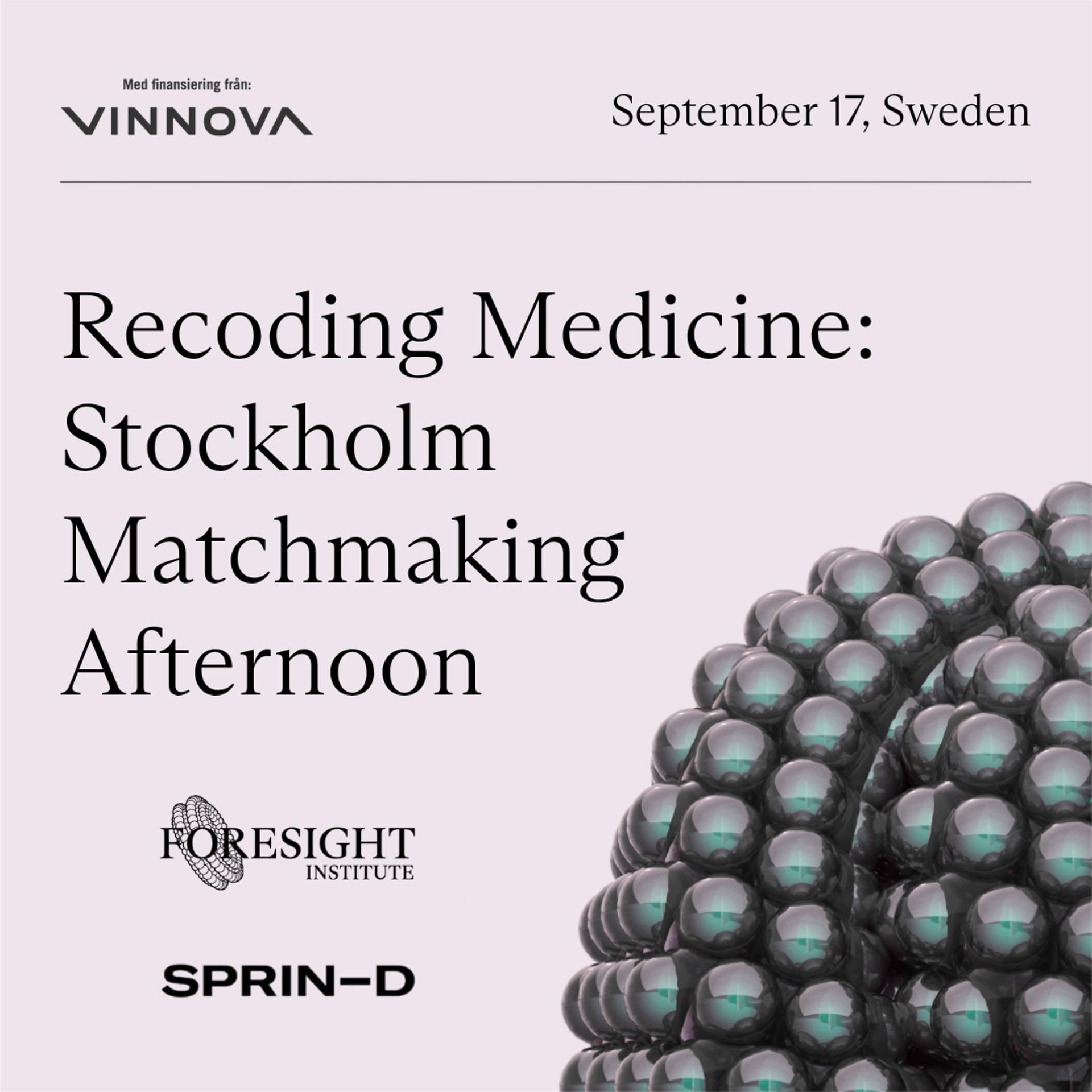 Recoding Medicine: Stockholm Matchmaking Afternoon