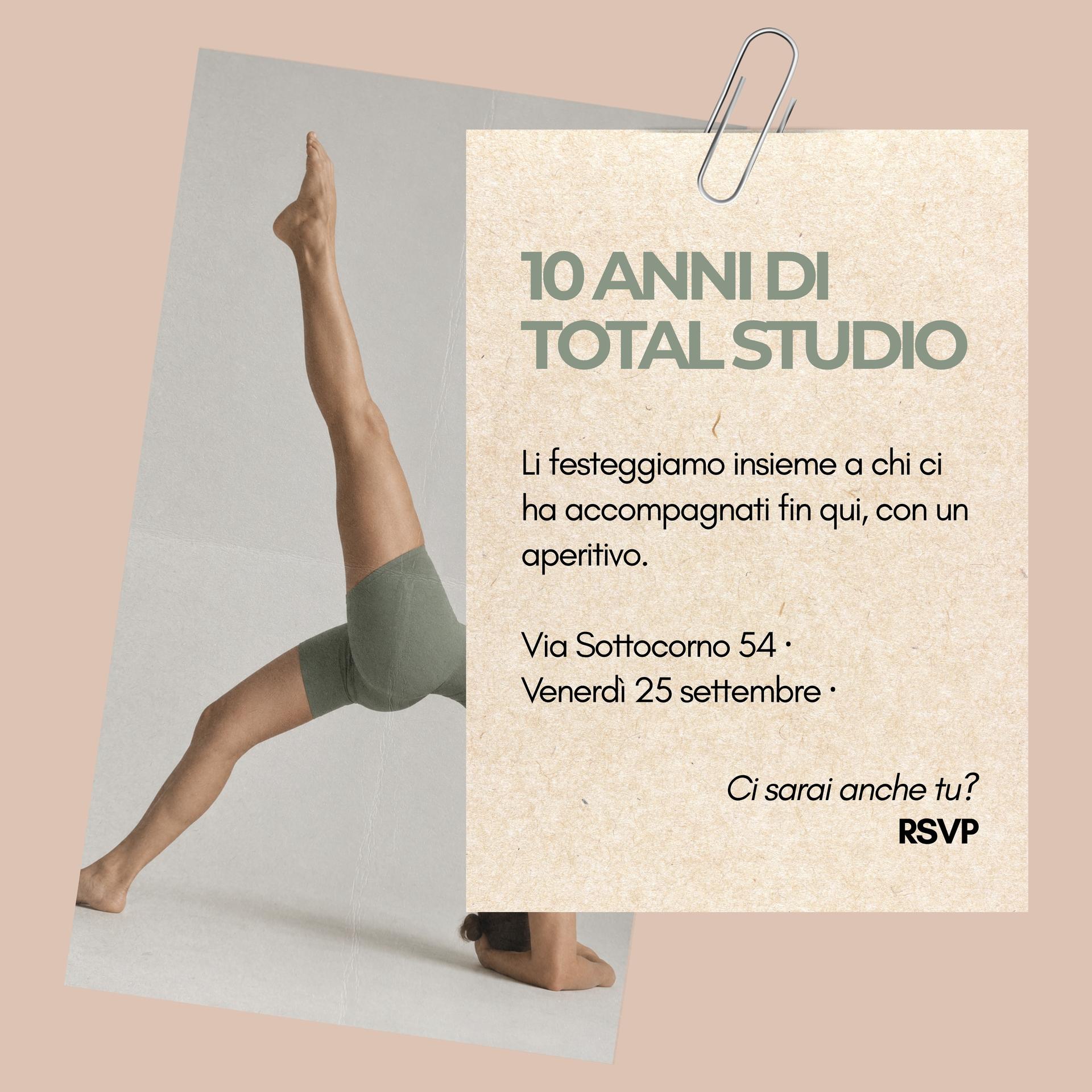 10 anni di Total Studio