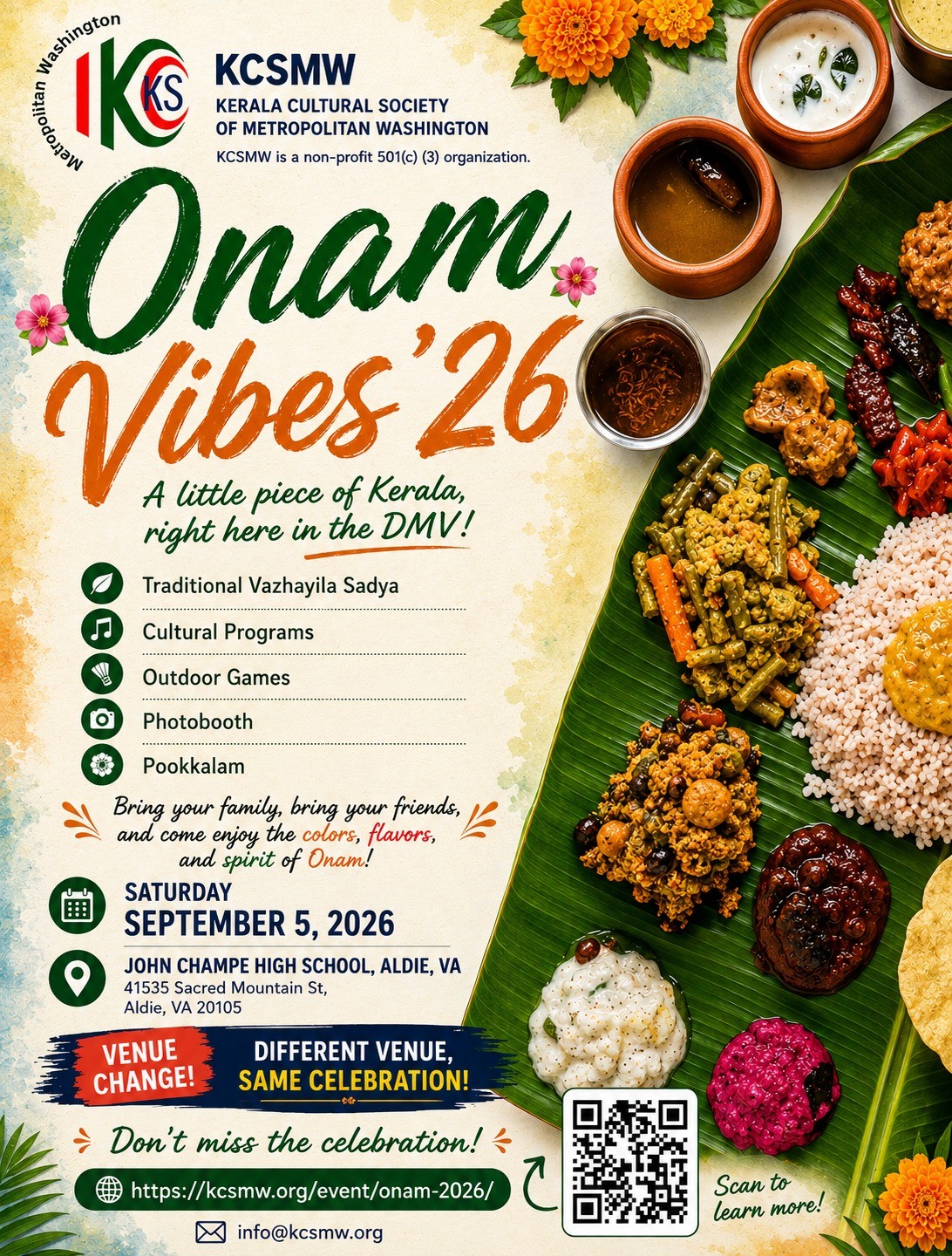 Onam Vibes '26 — Rhythm of 14 Districts
