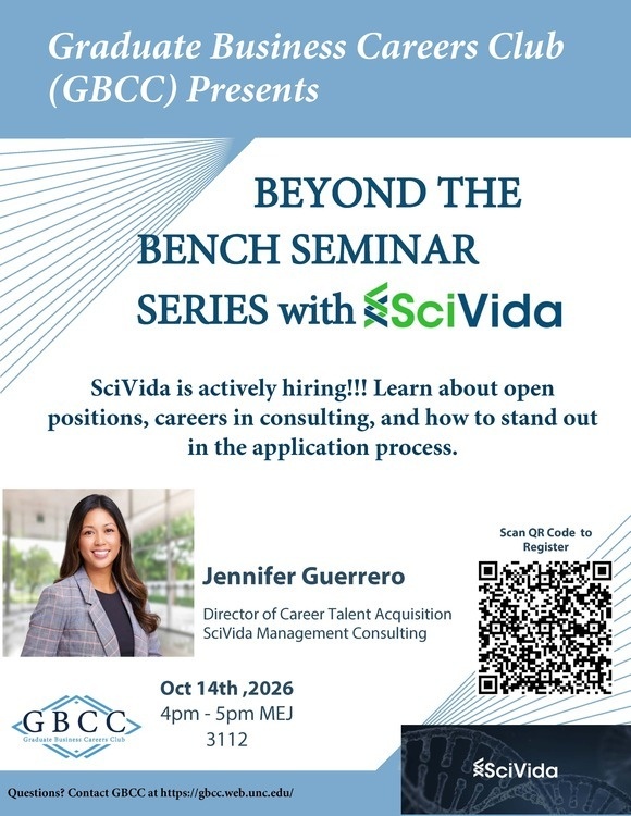 Beyond the Bench Seminar Series - SciVida Management Consulting