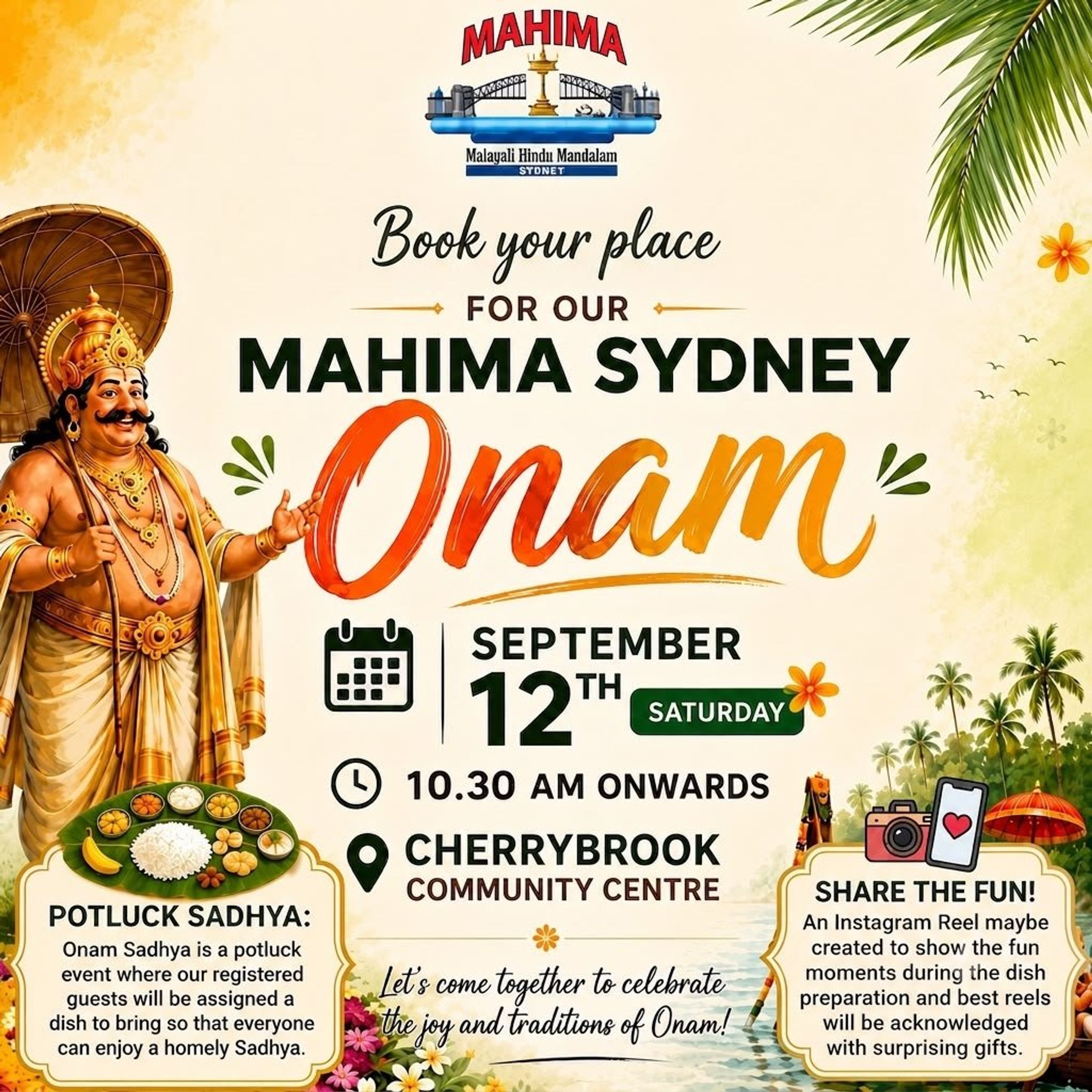 Mahima Sydney Onam 2026
