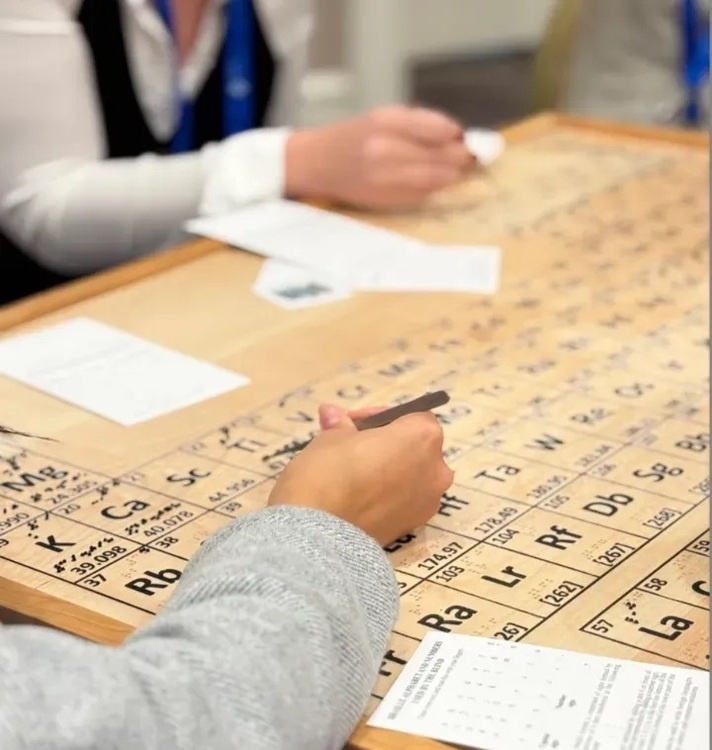 Science for Everyone: Tactile Braille Periodic Table of Elements at Stanford