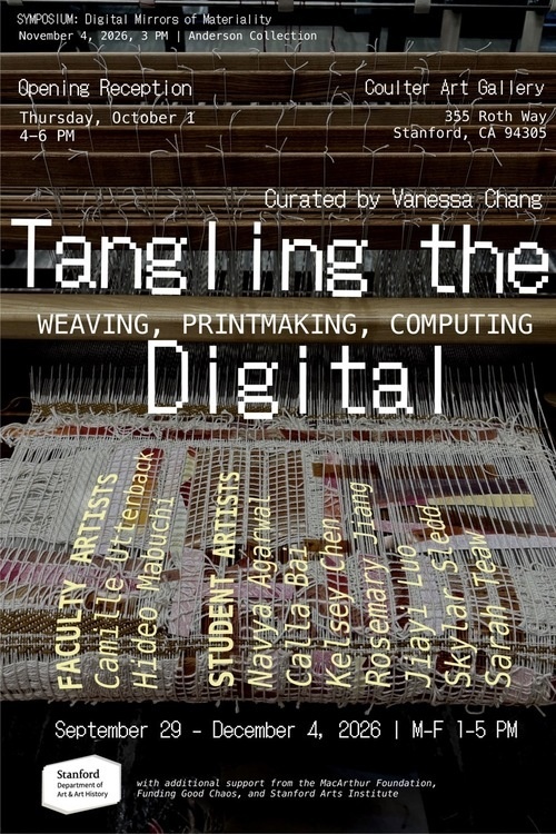 Tangling the Digital: Weaving, Printmaking, Computing