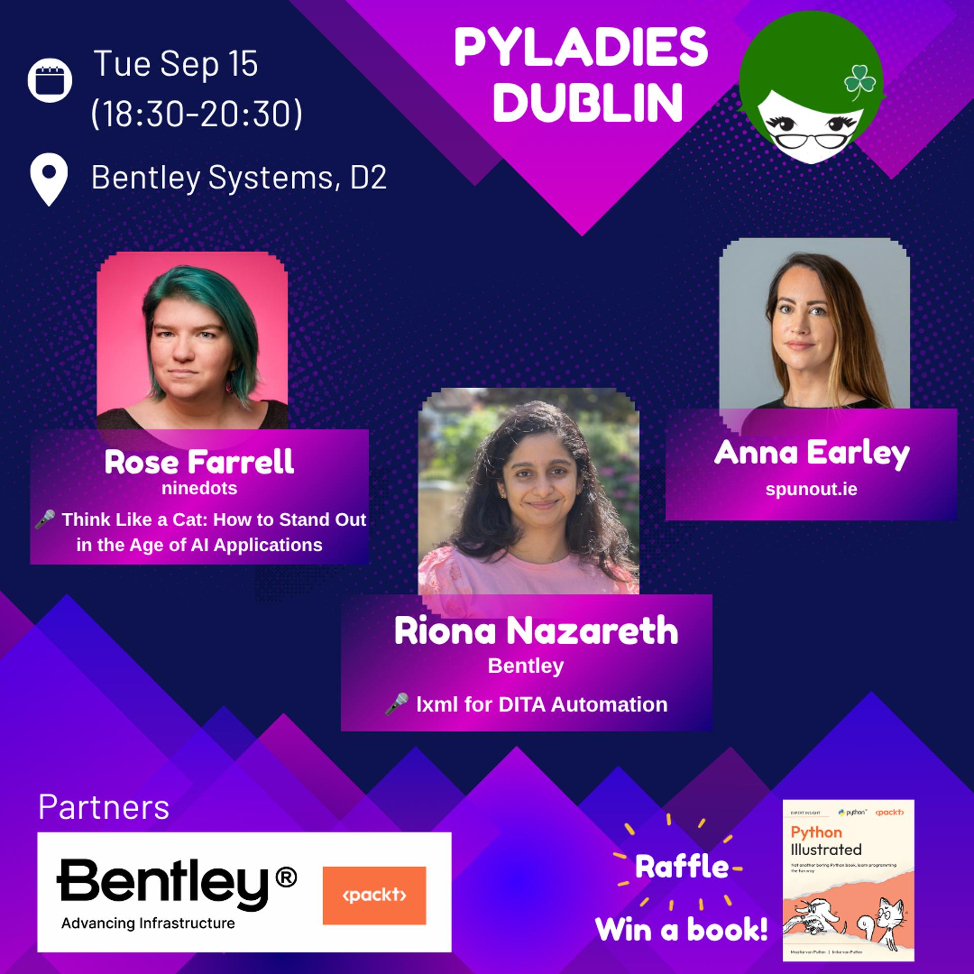 PyLadies Dublin Sep Meetup @ Bentley Systems