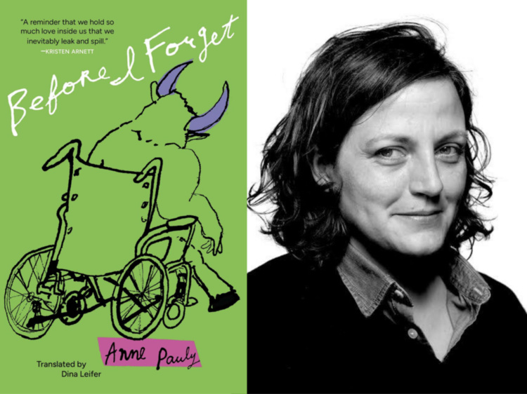 MIT / French Library Author Series: Before I Forget with Anne Pauly