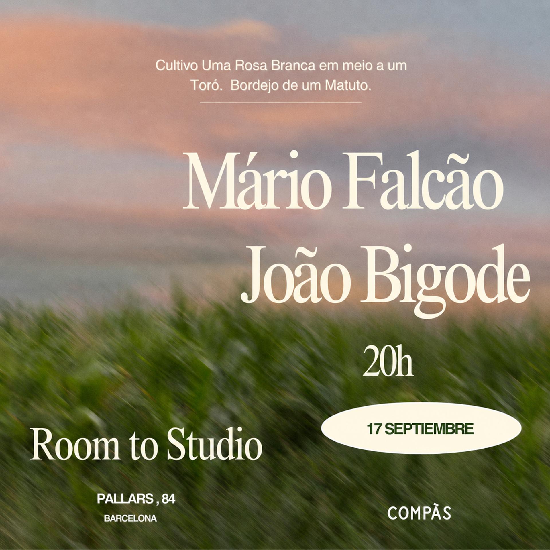 Concierto: Mário Falcão + João Bigode