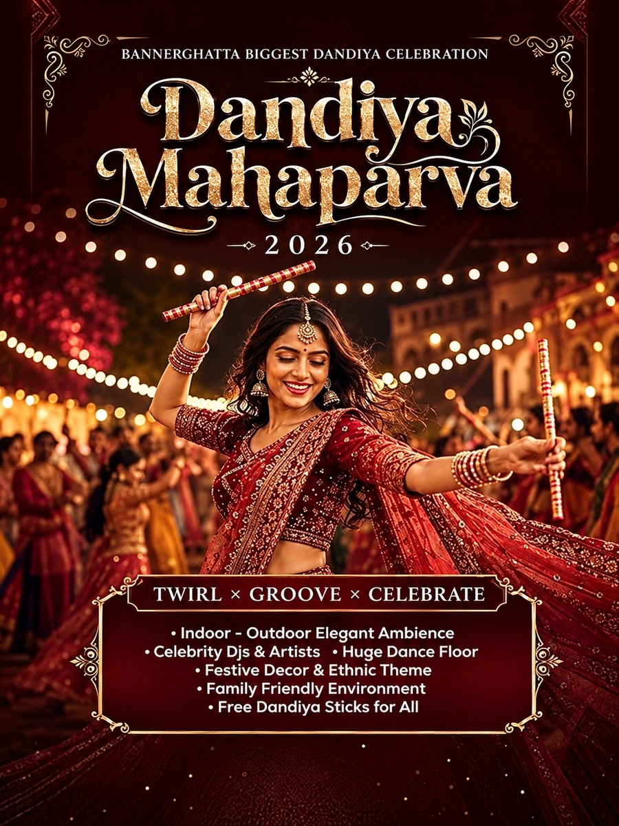 Bengaluru's Biggest Dandiya Celebration 2026