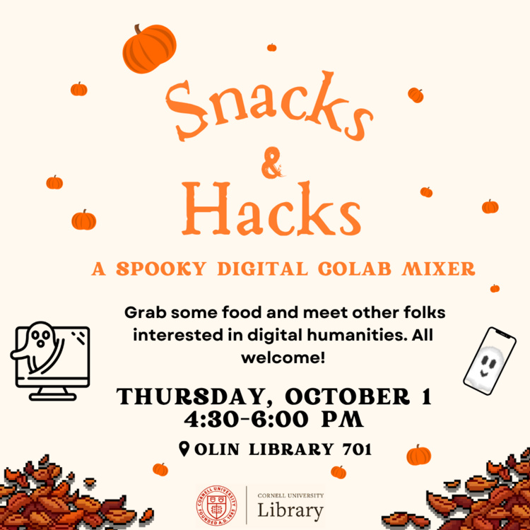 Snacks and Hacks: A Spooky Digital CoLab Mixer