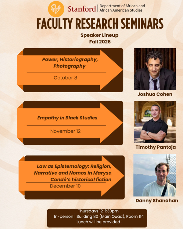 DAAAS Fall Faculty Research Seminar(s)