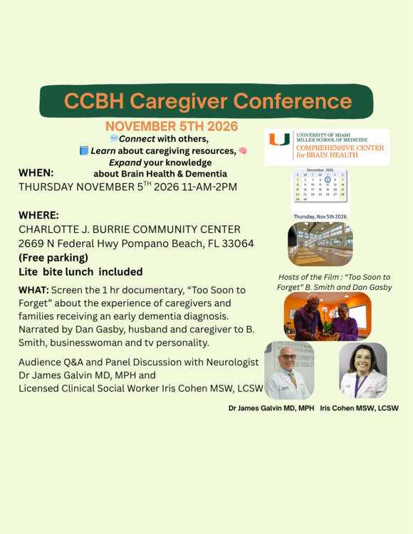 CCBH Caregiver Conference Film Screening and Panel Fall 2026
