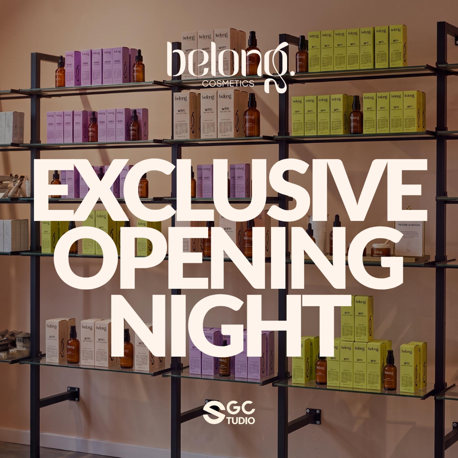 belong. cosmetics Pop-up: Opening Night
