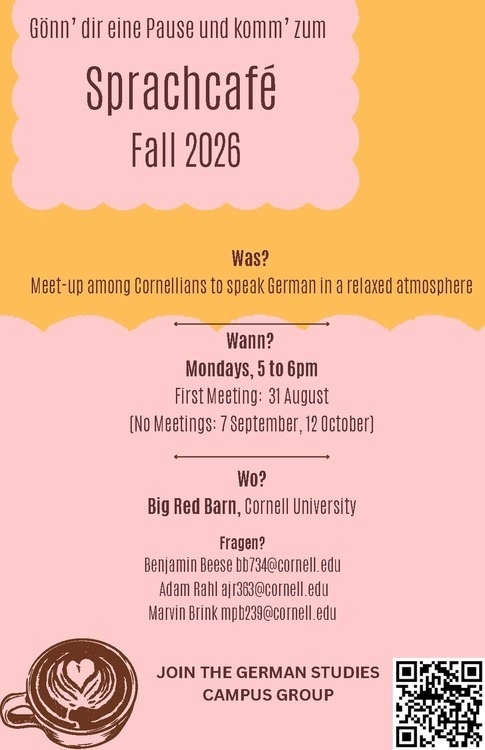 Sprachcafé - German Conversation Hour