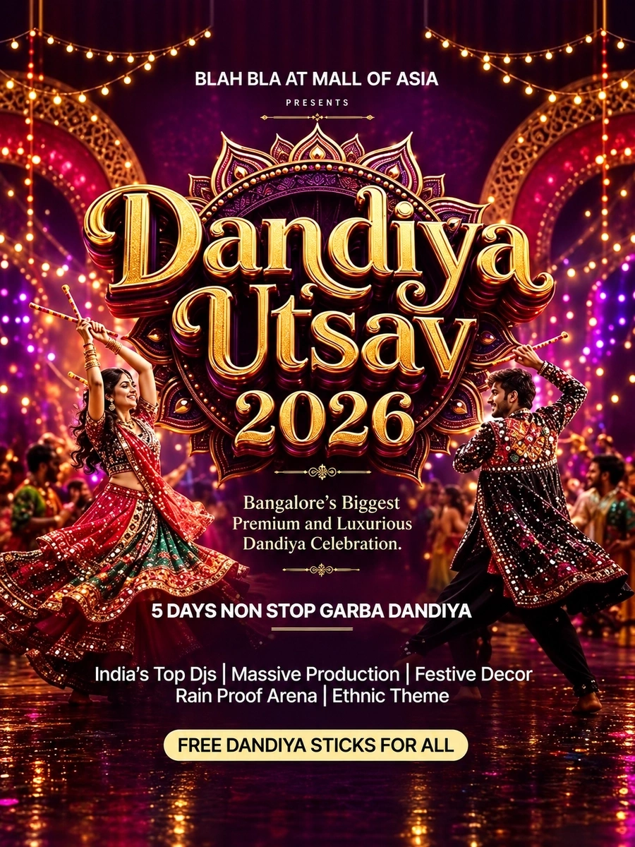 Blah bla X At Mall of Asia Present Dandiya Utsav