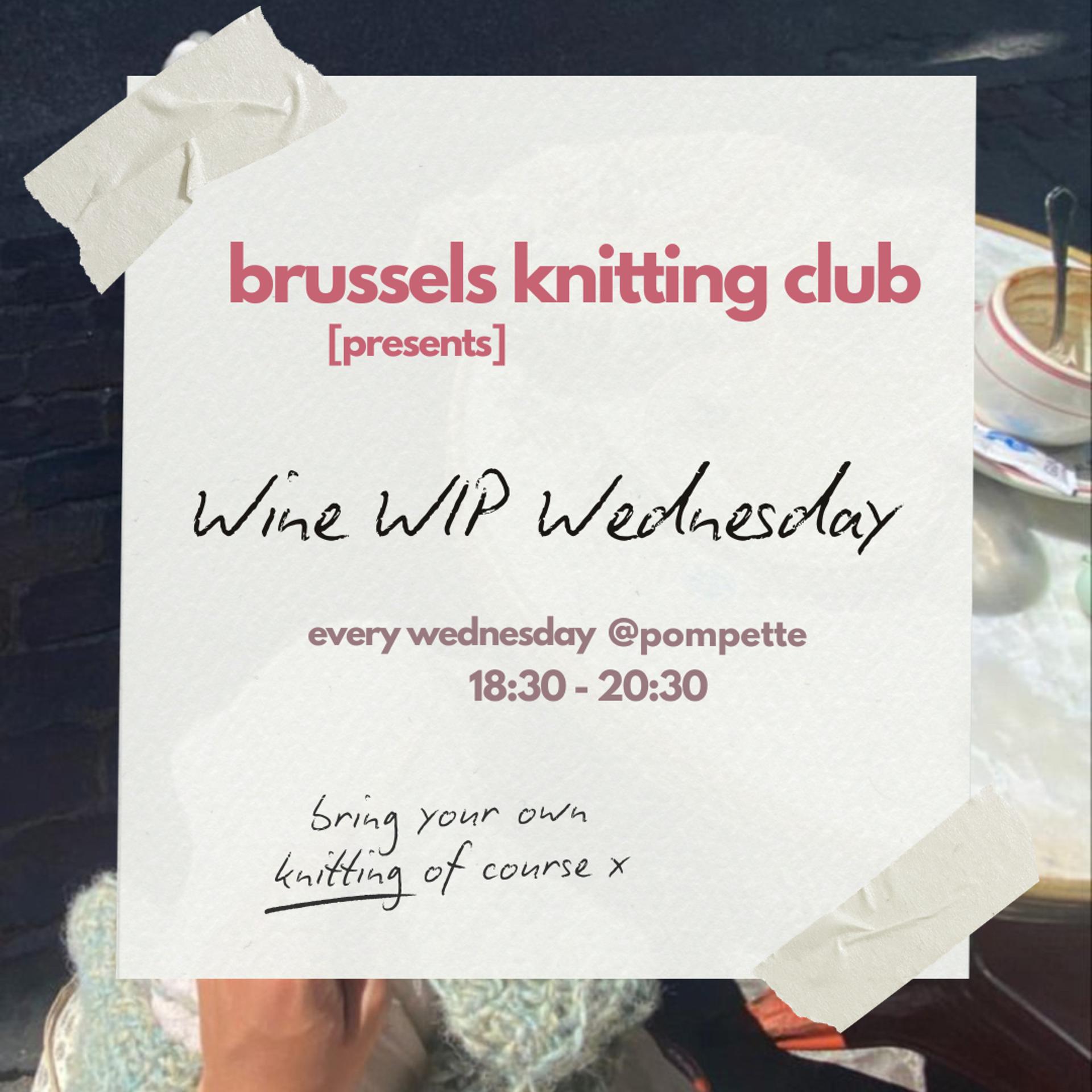 WIP Wednesday - Brussels Knitting Club