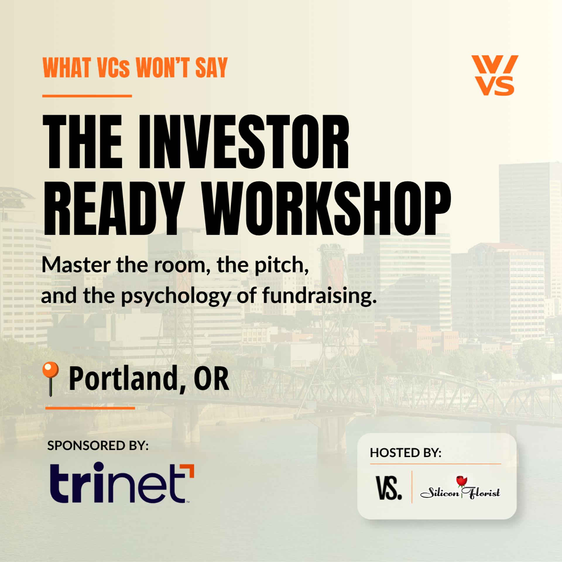 Portland, OR - Investor Ready Workshop