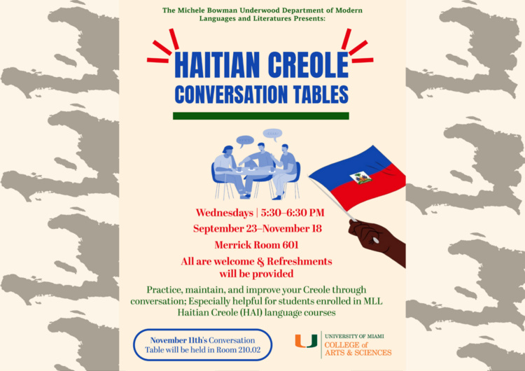 Haitian Creole Conversation Table